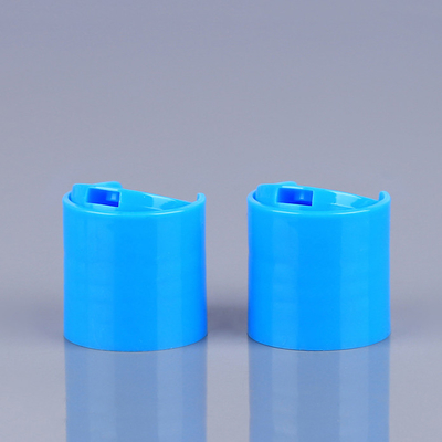 Tappo di bottiglia blu dello sciampo del polipropilene del tappo superiore del disco di 24mm