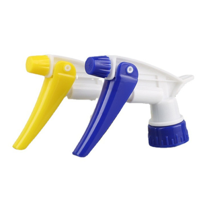 Gli ugelli spruzzatori rossi blu gialli di plastica di 28/400 di innesco con la bottiglia di plastica