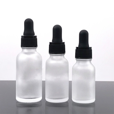 Bottiglie di olio essenziale di vetro glassate multi capacità del contagoccia 5ml 10ml