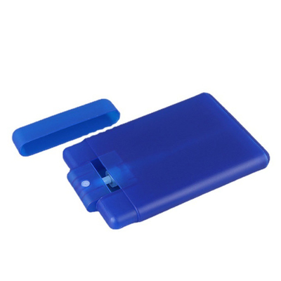 spruzzatore di plastica della carta di credito di 20Ml 30ML per il blu rosa nero bianco del profumo