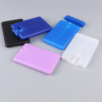 spruzzatore di plastica della carta di credito di 20Ml 30ML per il blu rosa nero bianco del profumo