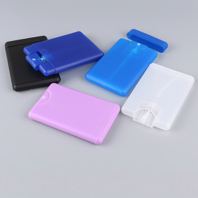 spruzzatore di plastica della carta di credito di 20Ml 30ML per il blu rosa nero bianco del profumo