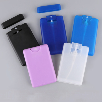 spruzzatore di plastica della carta di credito di 20Ml 30ML per il blu rosa nero bianco del profumo
