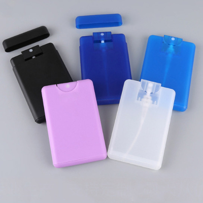 spruzzatore di plastica della carta di credito di 20Ml 30ML per il blu rosa nero bianco del profumo