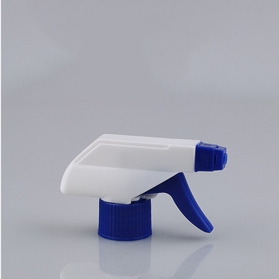 28/410 di ugello di schiumatura costolato bianco blu dello spruzzatore dell'acqua della mano per lo spruzzatore di innesco