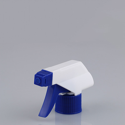 28/410 di ugello di schiumatura costolato bianco blu dello spruzzatore dell'acqua della mano per lo spruzzatore di innesco