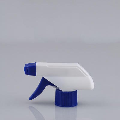 28/410 di ugello di schiumatura costolato bianco blu dello spruzzatore dell'acqua della mano per lo spruzzatore di innesco