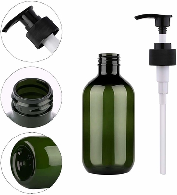 pompa di plastica di Amber Plastic Shampoo Bottles With della bottiglia della lozione 500ml