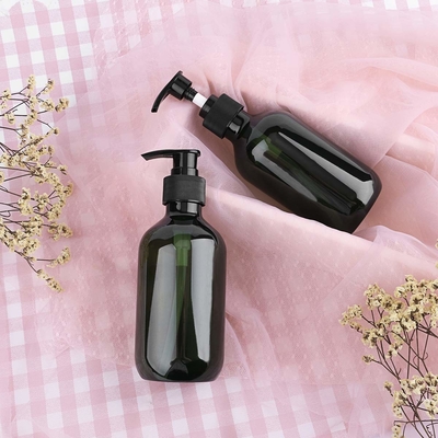 pompa di plastica di Amber Plastic Shampoo Bottles With della bottiglia della lozione 500ml