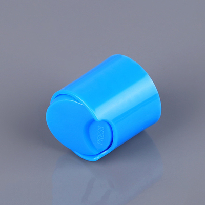 Tappo di bottiglia blu dello sciampo del polipropilene del tappo superiore del disco di 24mm