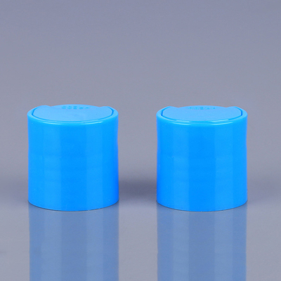 Tappo di bottiglia blu dello sciampo del polipropilene del tappo superiore del disco di 24mm
