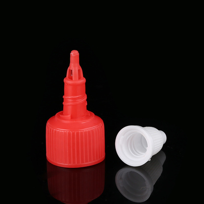 I tappi di bottiglia in opposizione dei tappi di bottiglia cosmetici di superficie costolati non si rovesciano