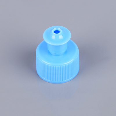 Cappuccio in opposizione cosmetico del blu 28mm dei tappi di bottiglia dell'ANIMALE DOMESTICO nessuna perdita