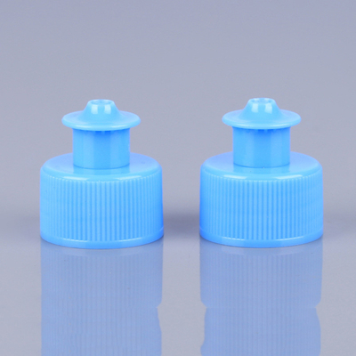 Cappuccio in opposizione cosmetico del blu 28mm dei tappi di bottiglia dell'ANIMALE DOMESTICO nessuna perdita