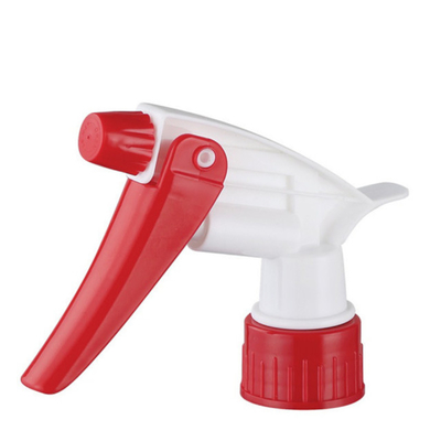 Gli ugelli spruzzatori rossi blu gialli di plastica di 28/400 di innesco con la bottiglia di plastica