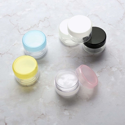 Barattoli di plastica vuoti del barattolo crema cosmetico del ODM 10ml con il cappuccio dei pp