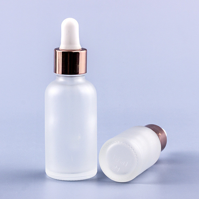 Rose Gold Frosted Eye Dropper imbottiglia 3ml 5ml 10ml 15ml