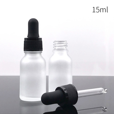 Bottiglie di olio essenziale di vetro glassate multi capacità del contagoccia 5ml 10ml
