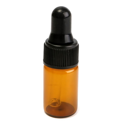 l'olio essenziale 5ml imbottiglia le piccole bottiglie di vetro del contagoccia di Brown
