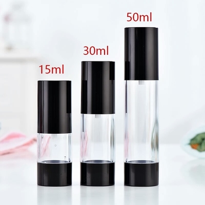 LinDeer pp di plastica annerisce il cosmetico senz'aria delle bottiglie della pompa