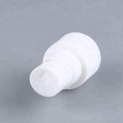 pompa cosmetica costolata bianca della bottiglia dello spruzzatore fine della foschia di 24mm