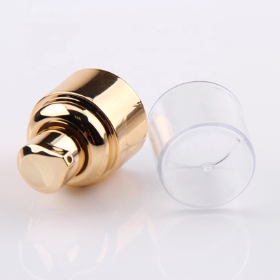 Di pompa di alluminio di trattamento dell'oro 20/410 per la bottiglia cosmetica