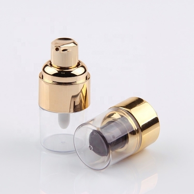 Di pompa di alluminio di trattamento dell'oro 20/410 per la bottiglia cosmetica
