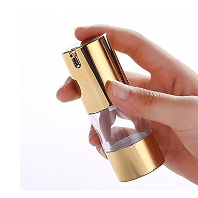 Bottiglie senz'aria di plastica della pompa dell'asse 50ml 30ml 15ml per i cosmetici