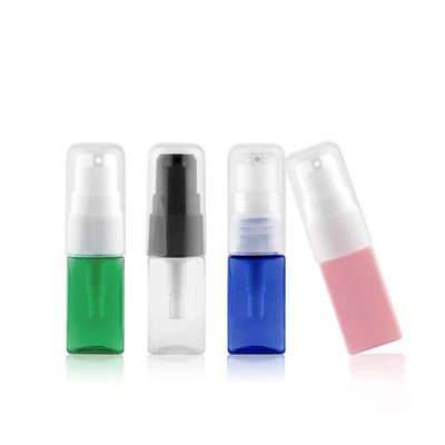 Bottiglie di plastica vuote della lozione 10ML con il rosa blu trasparente di verde della pompa