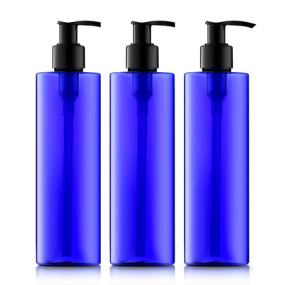 Contenitore riutilizzabile blu della lozione dell'ANIMALE DOMESTICO 200ML di Brown con la pompa per liquido