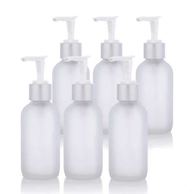 LinDeer 100ml bianco ha glassato il ODM di vetro della bottiglia della lozione della pompa