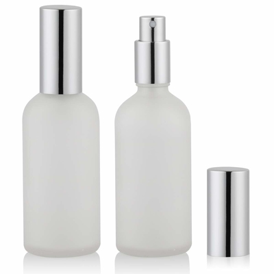 Contenitori di vetro anodizzati dell'articolo da toeletta della bottiglia 100ML dello spruzzo della foschia dell'alluminio